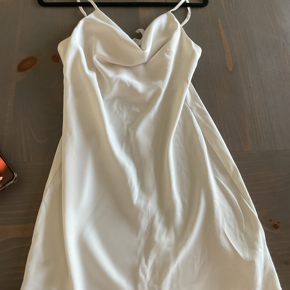 Urban Outfitters Cream Textured Dress